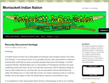 Tablet Screenshot of montaukett.net